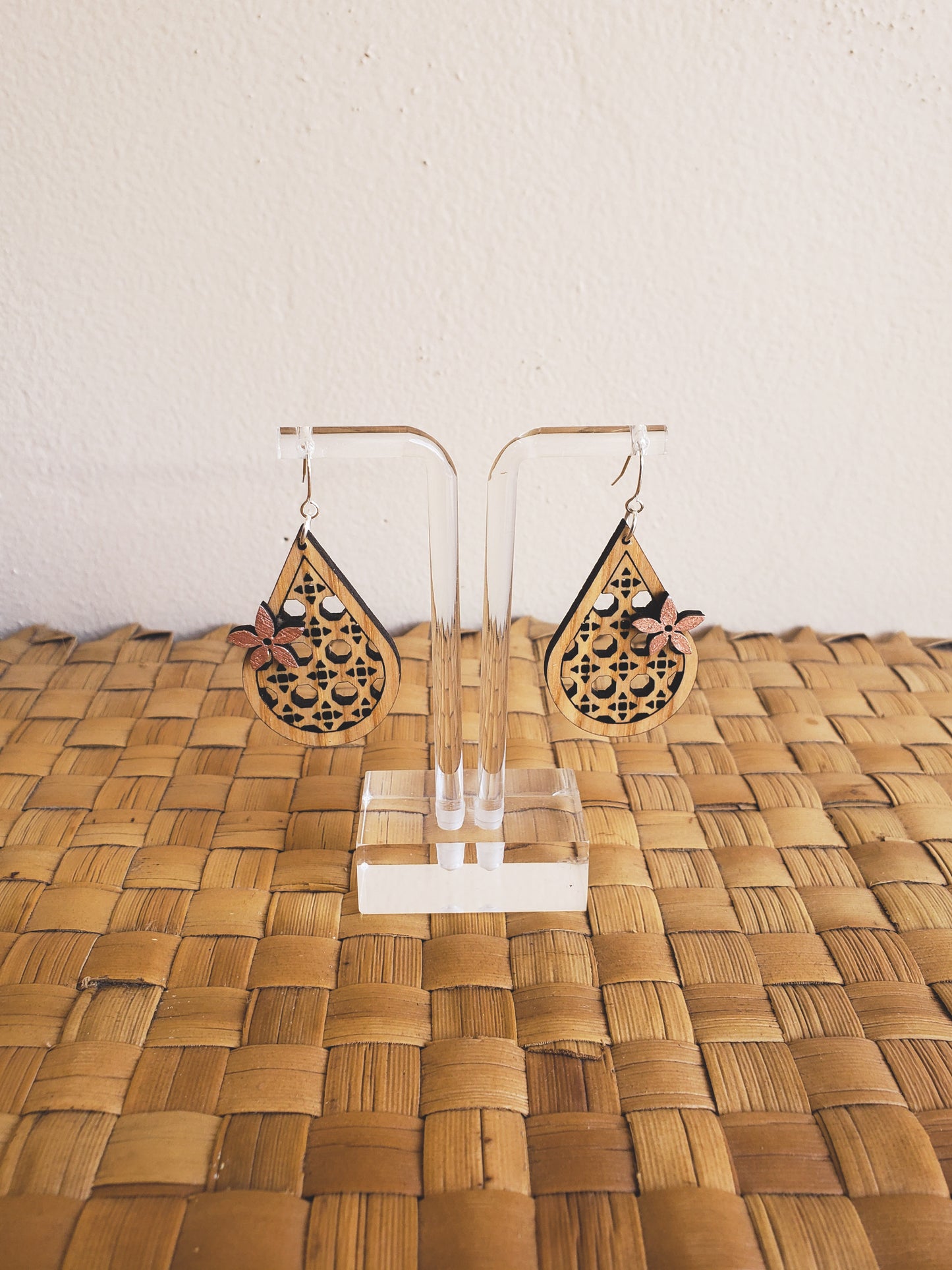 Retro Wood Earrings