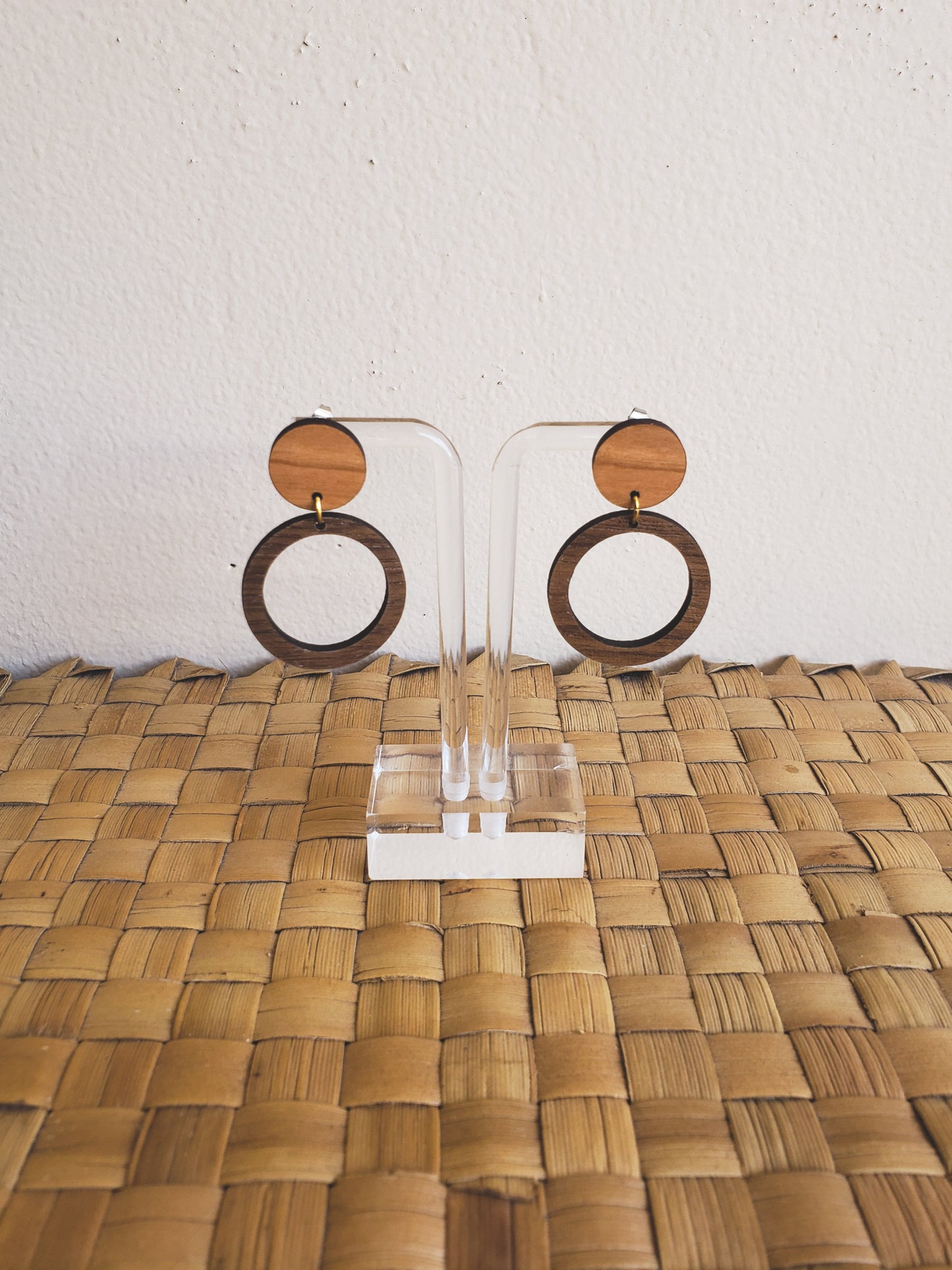 Retro Wood Earrings