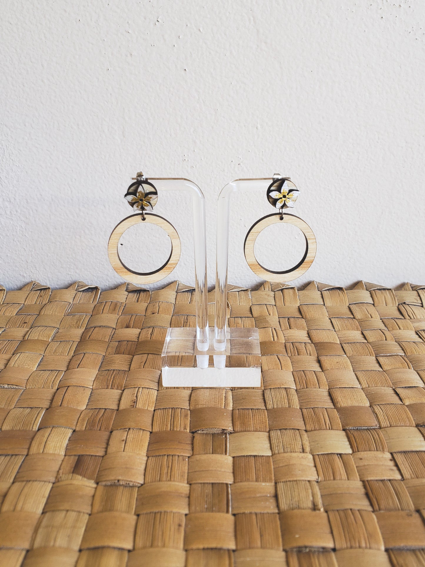 Retro Wood Earrings