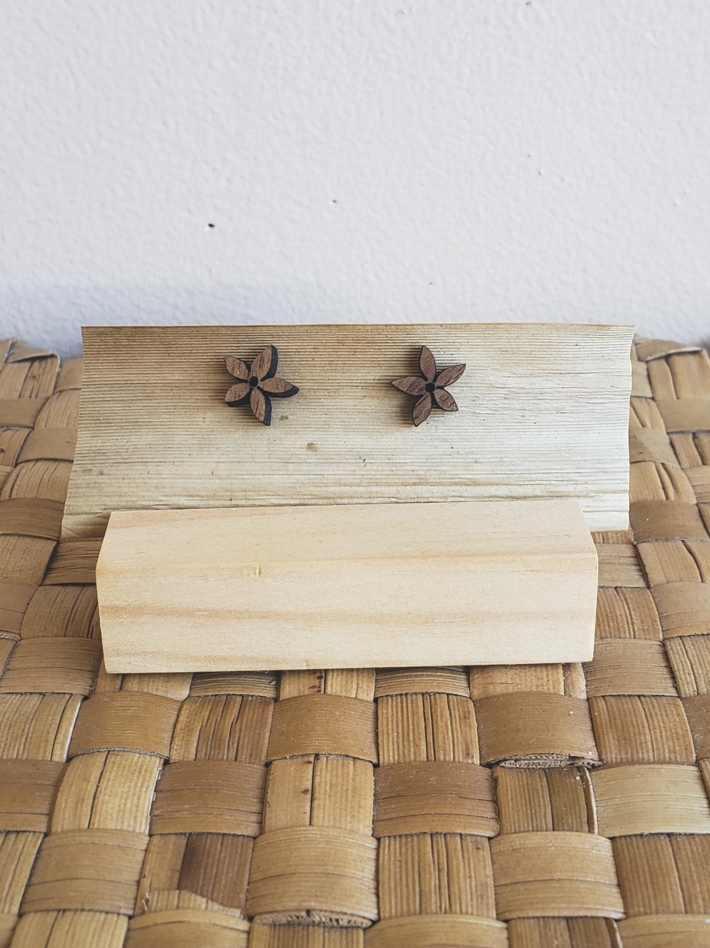 Retro Wood Earrings