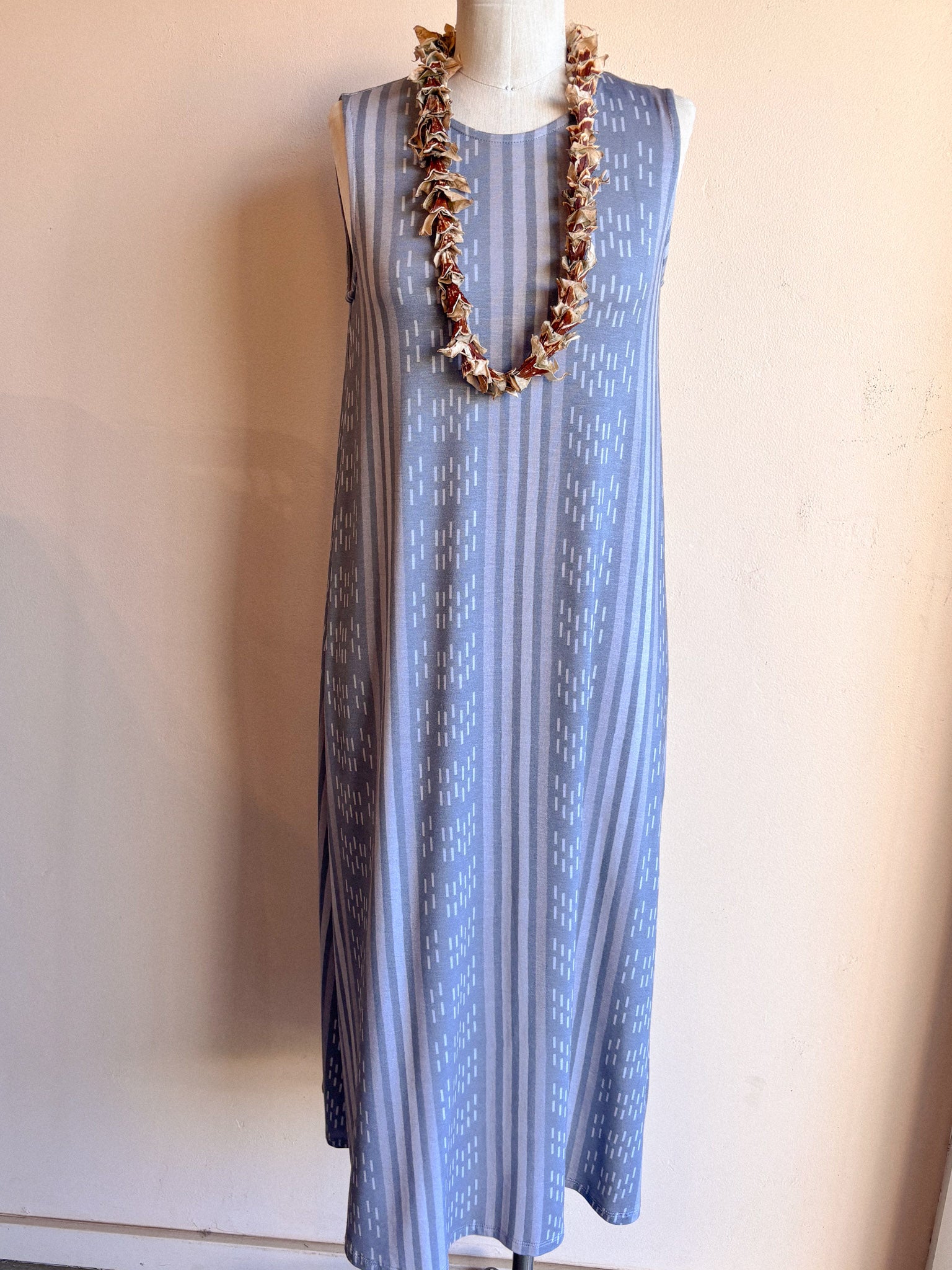navy stripe midi dress Navy Stripe Midi Dress