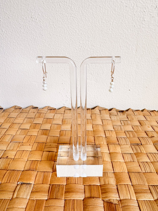 Kanilea Earrings - Dainty Pearl Drop