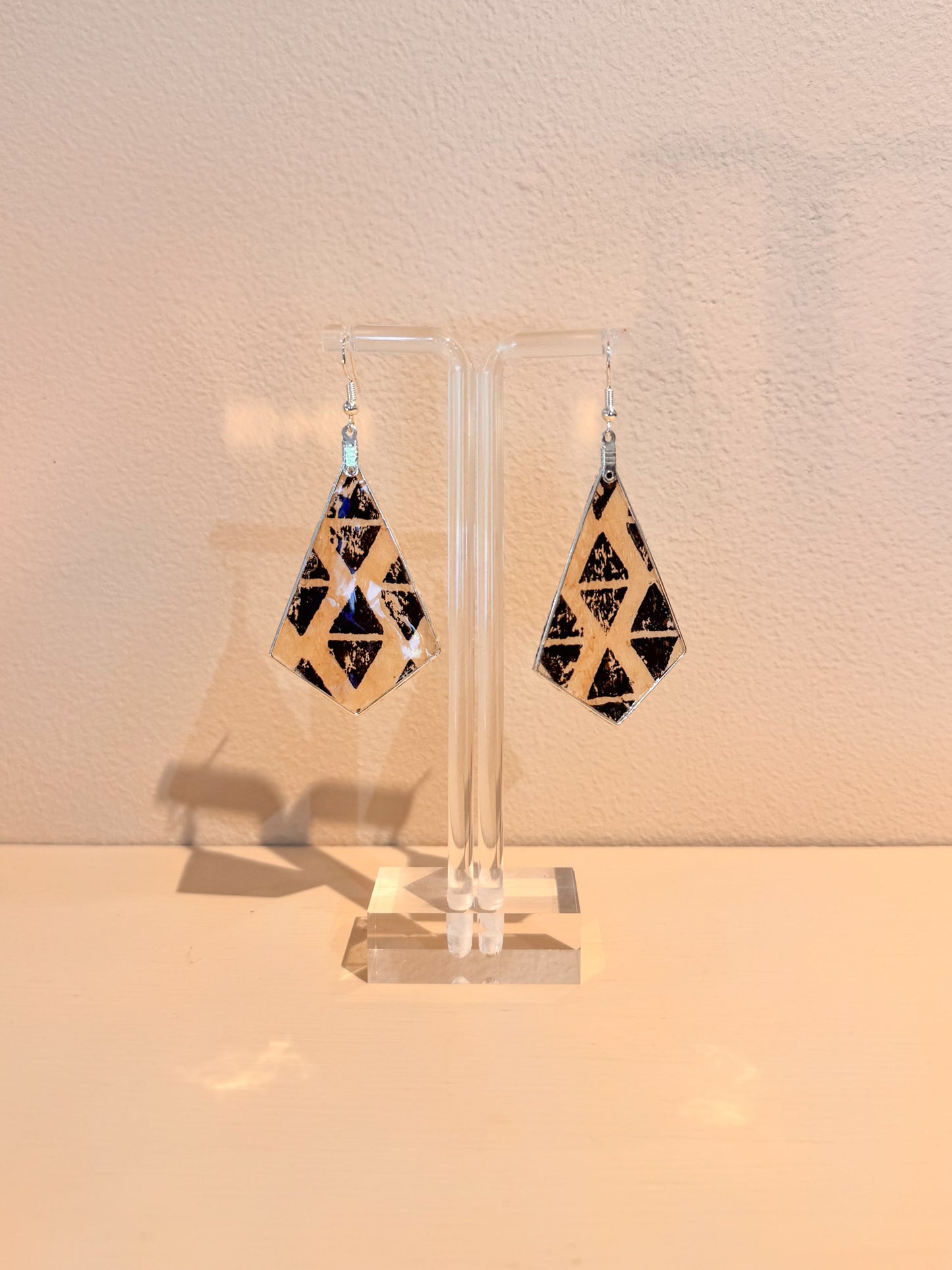 Kapa Earrings Natural Printed