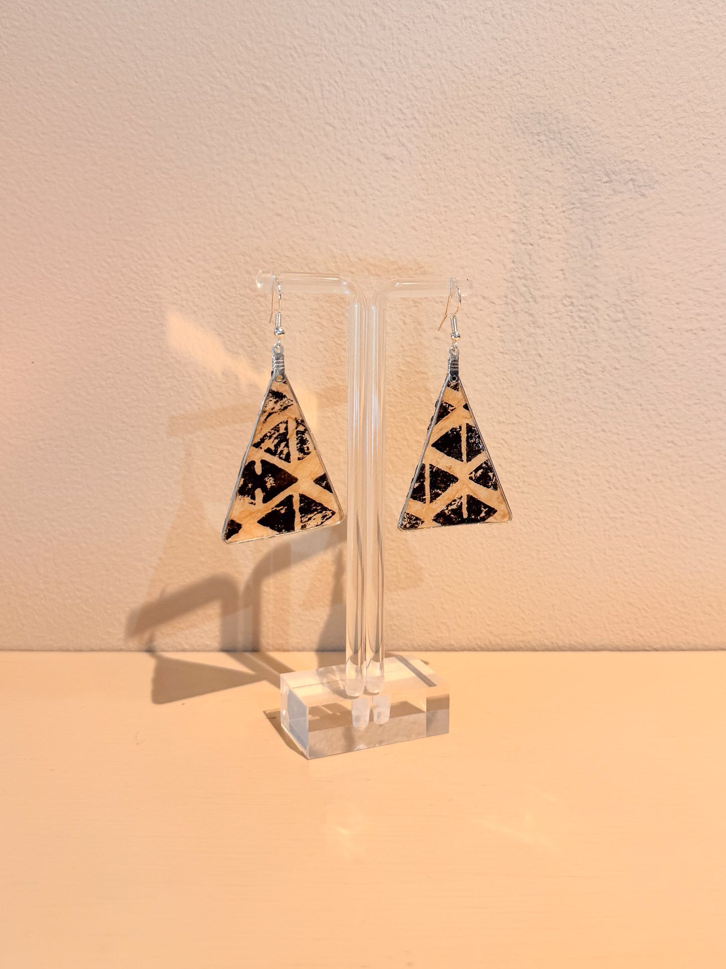 Kapa Earrings Natural Printed