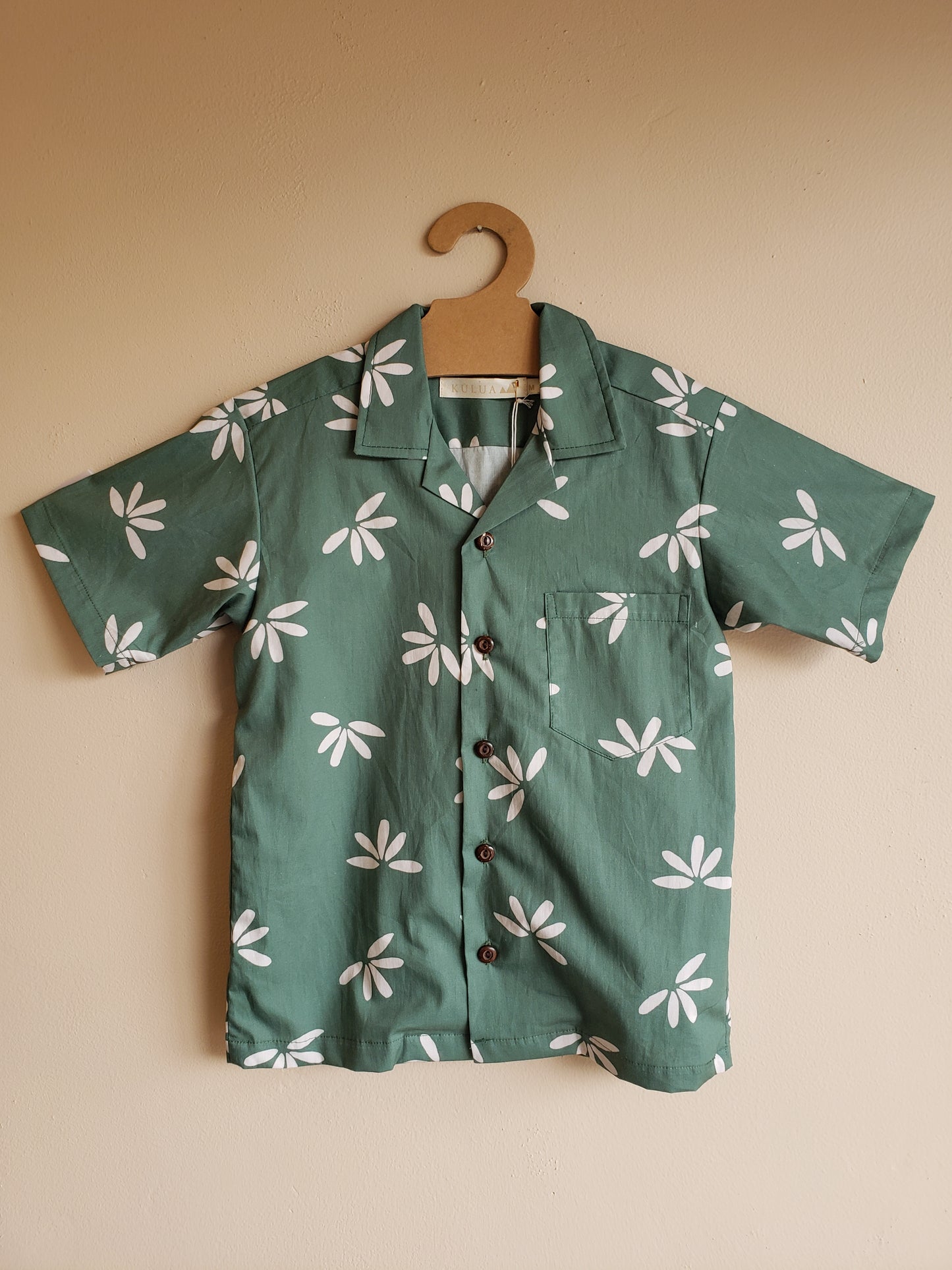 Keiki Aloha Shirt Naupaka