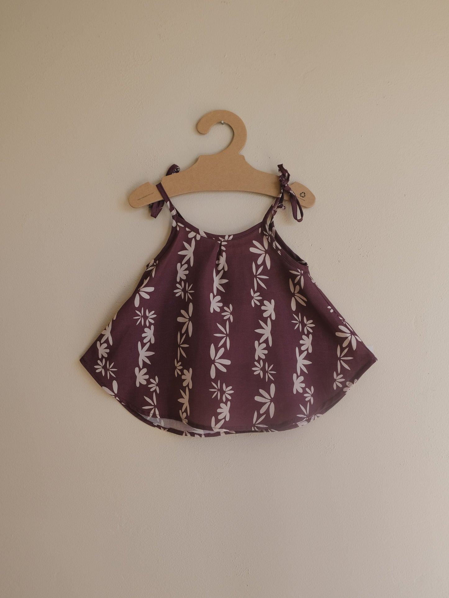 Keiki ʻŌpua Tie Dress Coco Naupaka
