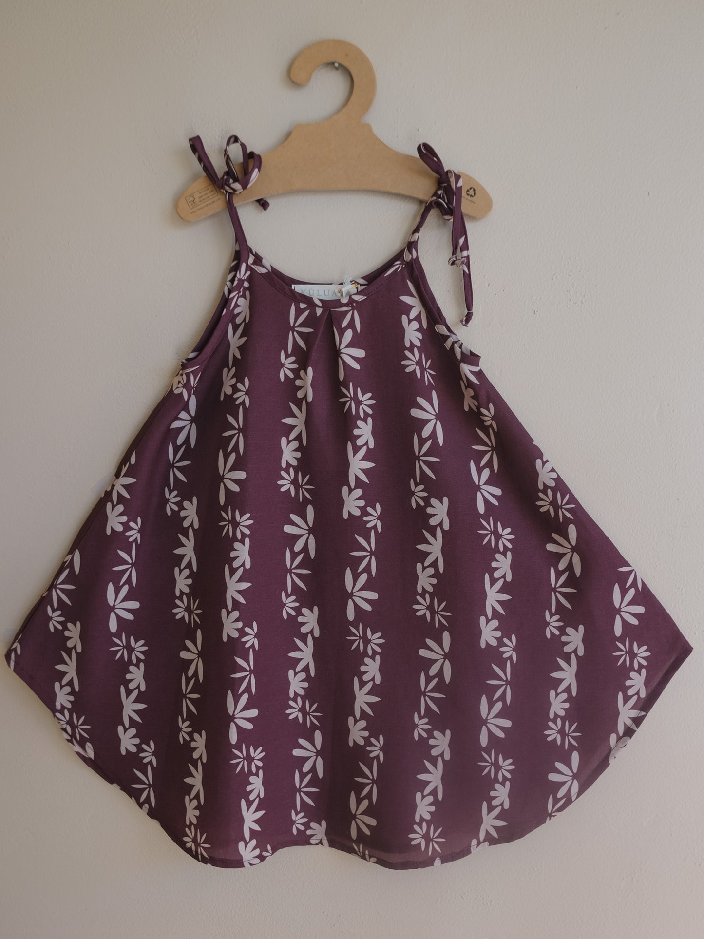 Keiki ʻŌpua Tie Dress Coco Naupaka
