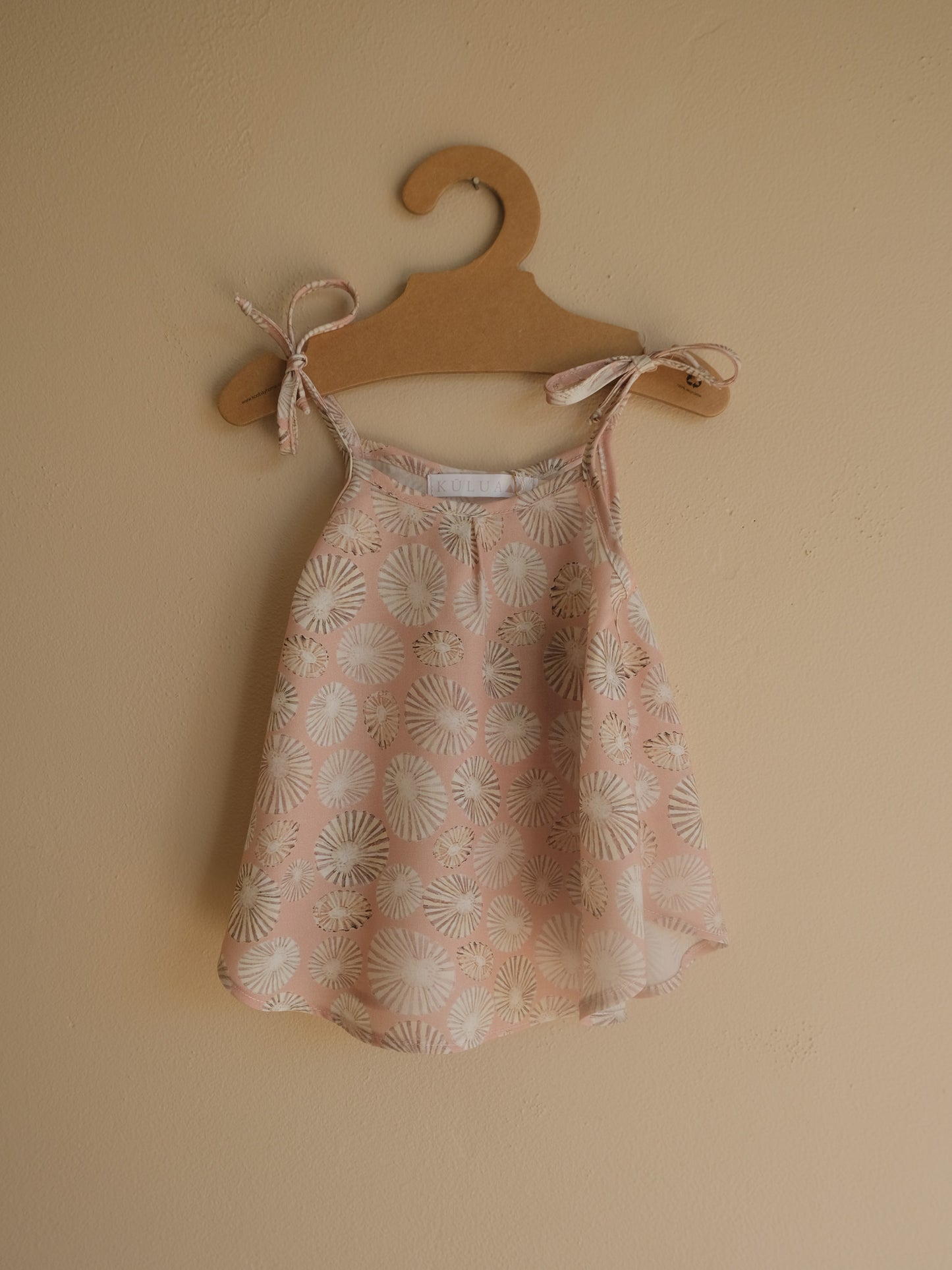 Keiki ʻŌpua Tie Dress Rose ʻOpihi