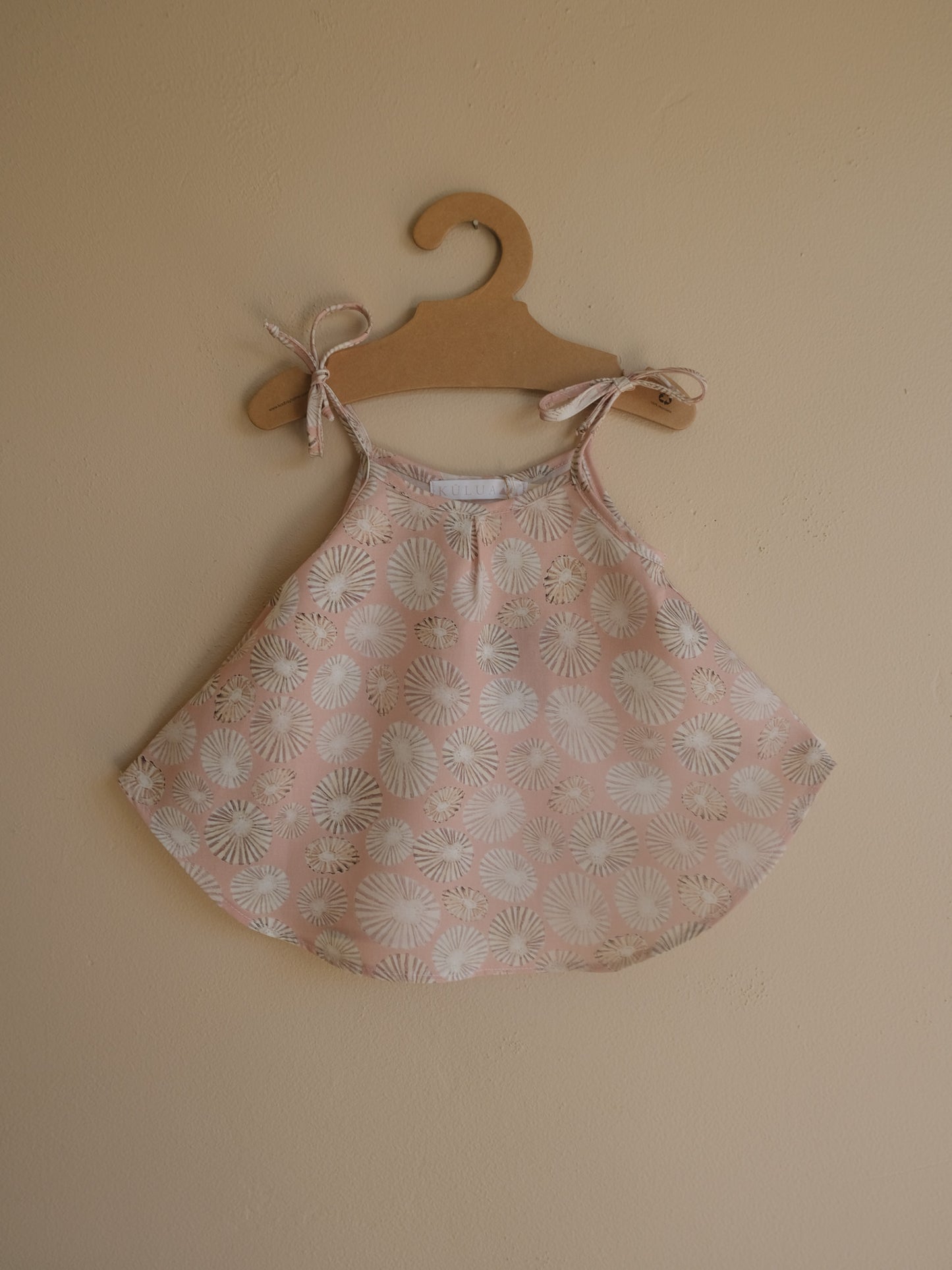Keiki ʻŌpua Tie Dress Rose ʻOpihi