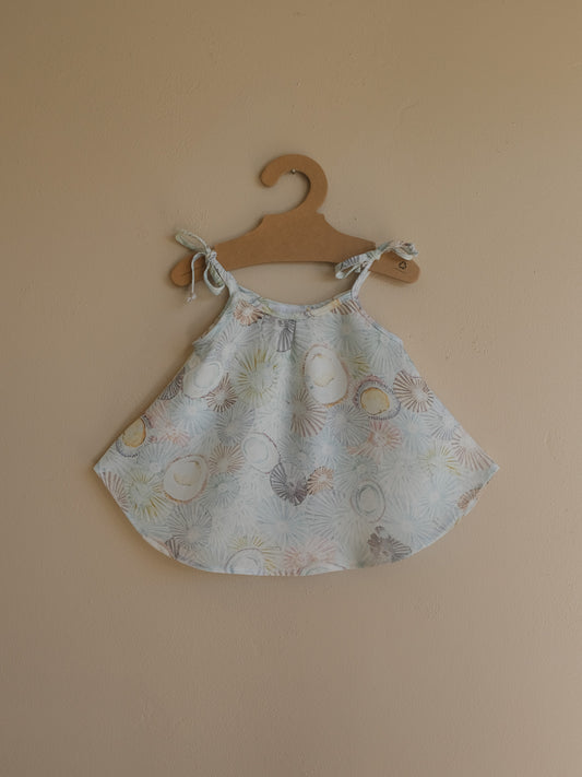 Keiki ʻŌpua Tie Dress Watercolor ʻOpihi