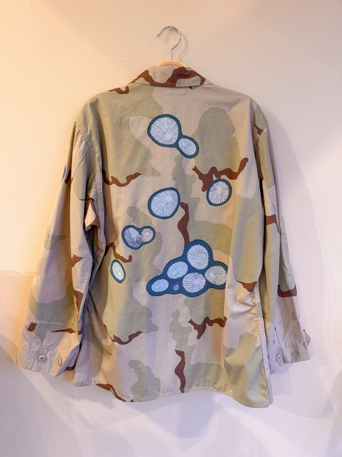 Kūlua Camo Jacket Teal ʻOpihi