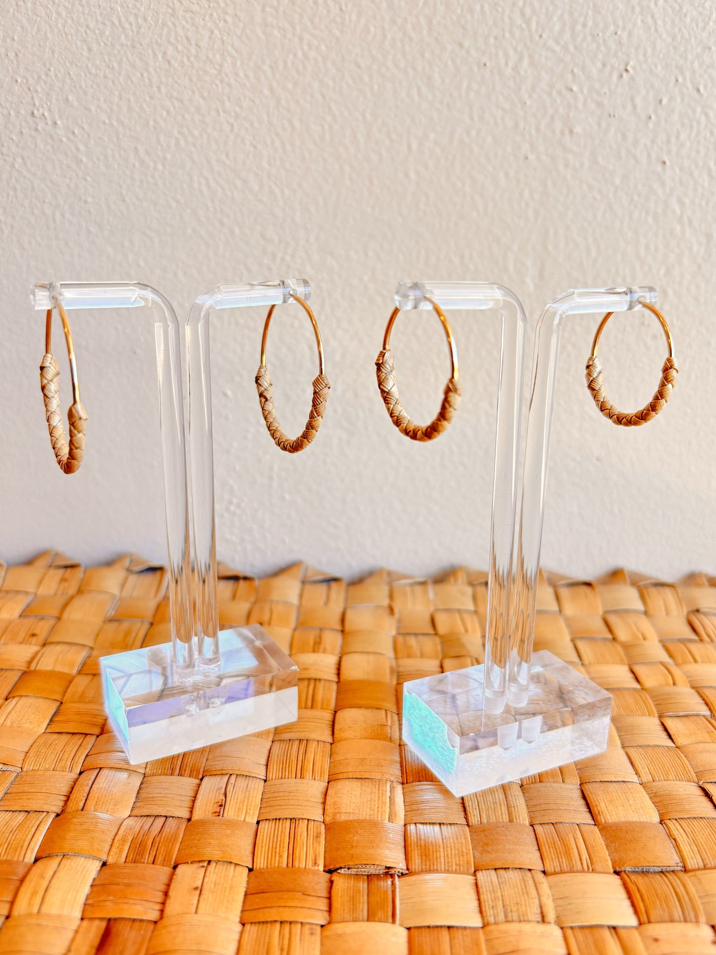 Lauhala Endless Hoop Earrings