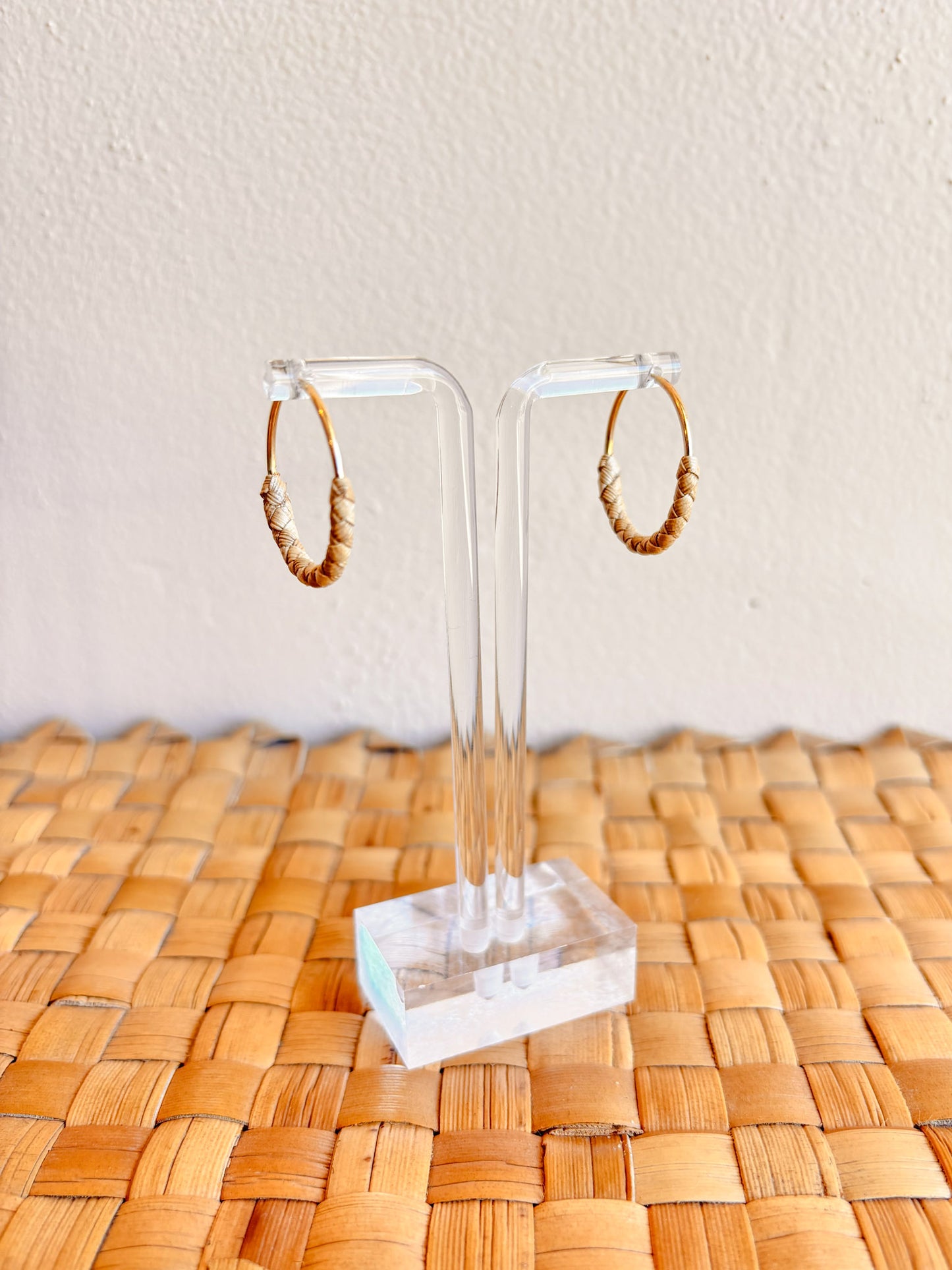 Lauhala Endless Hoop Earrings