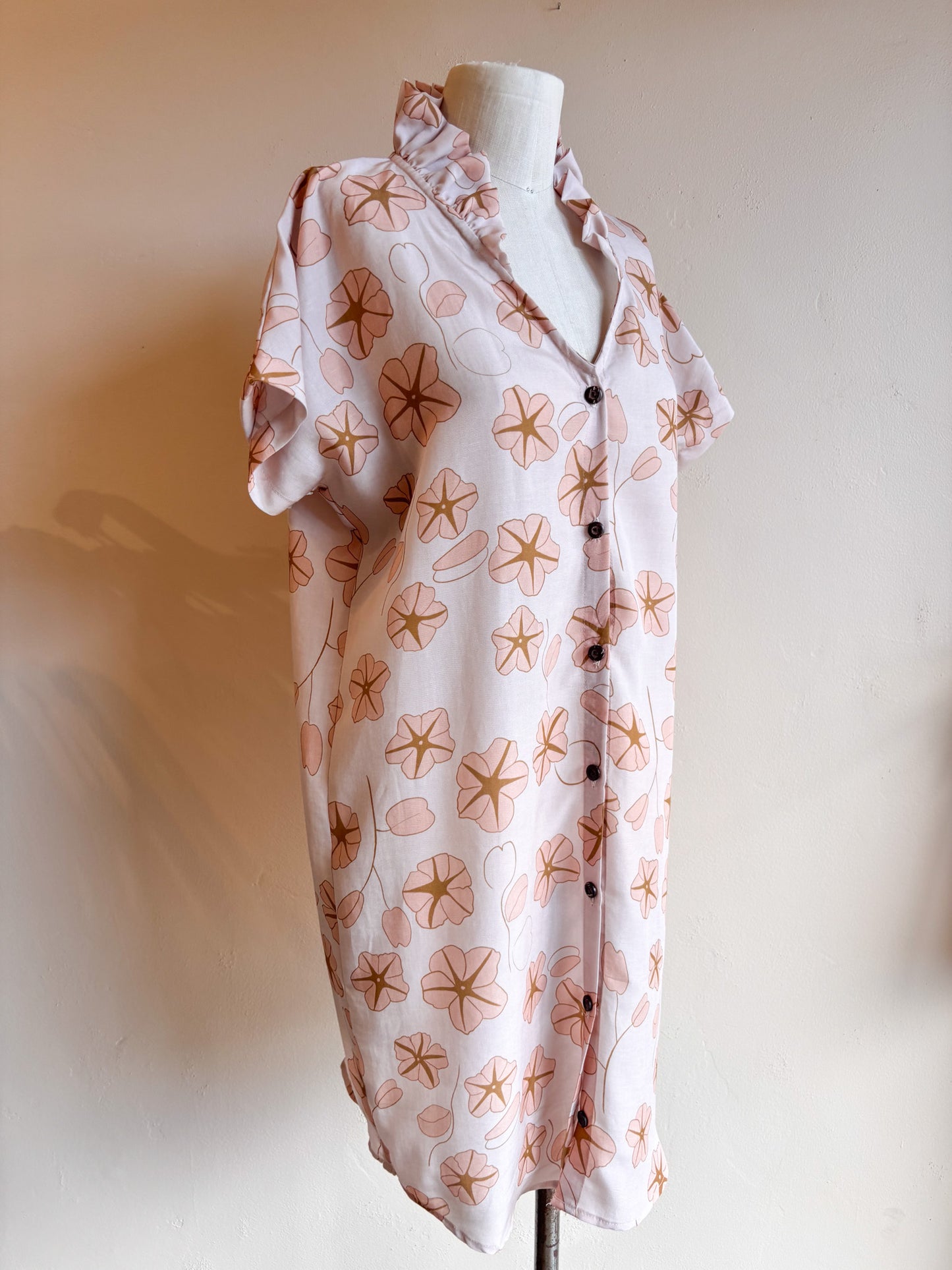 Muʻu Shirt Dress Shell Pōhuehue