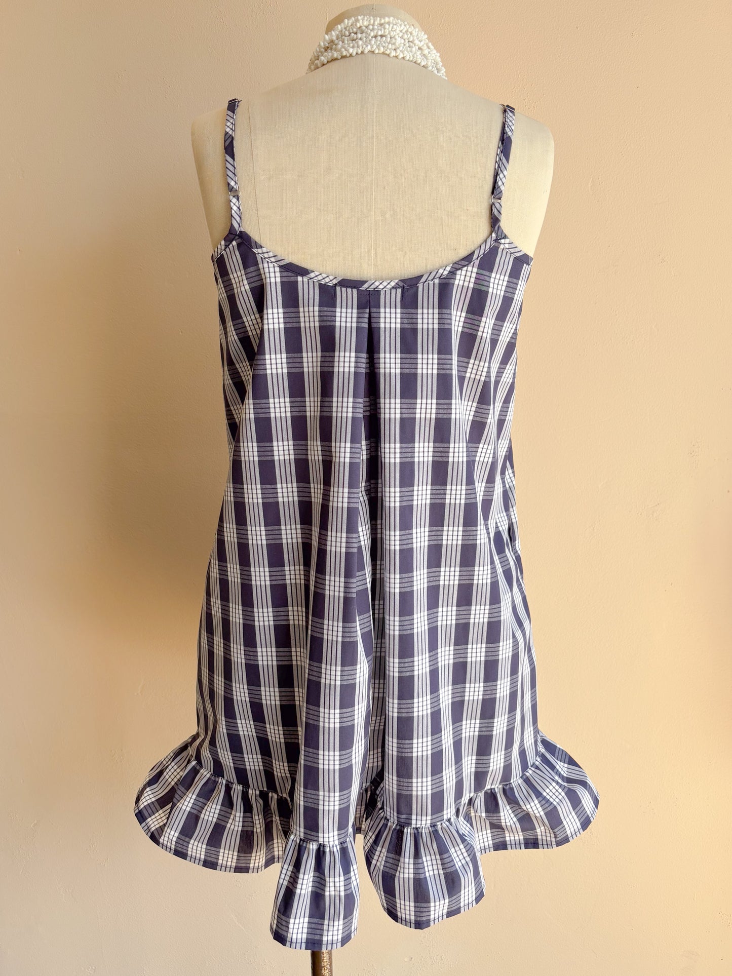 Wela Muʻu Mini Navy Palaka