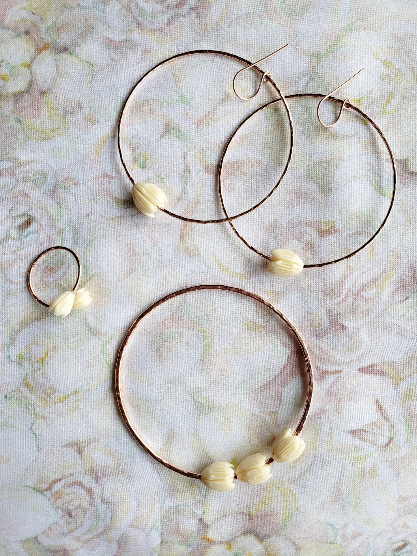 Tahitian + Pīkake Rings