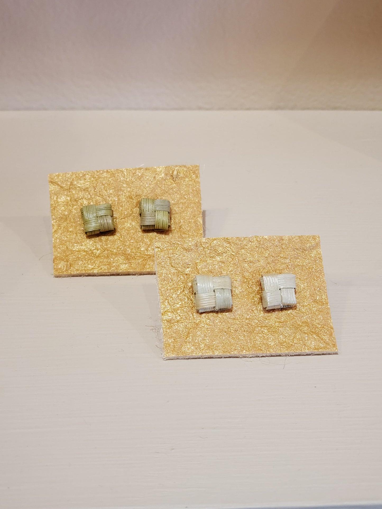 Lauhala Studs & Two-Tone Earrings