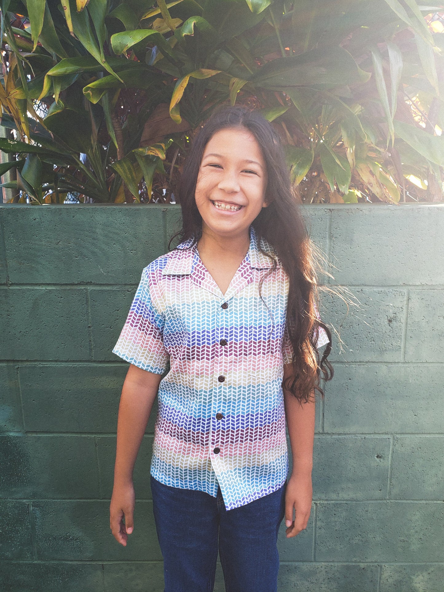 Keiki Aloha Shirt Ānuenue