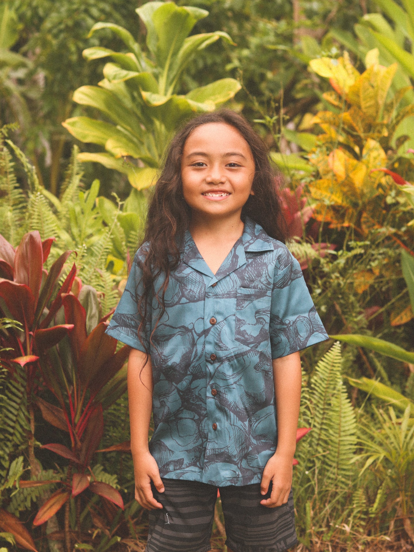 Keiki Aloha Shirt Pōhaku