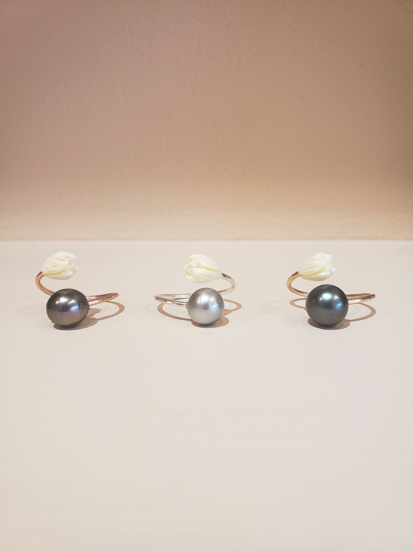 Tahitian + Pīkake Rings